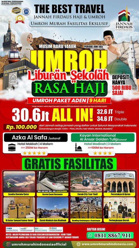 paket umroh murah indonesia aden 2026