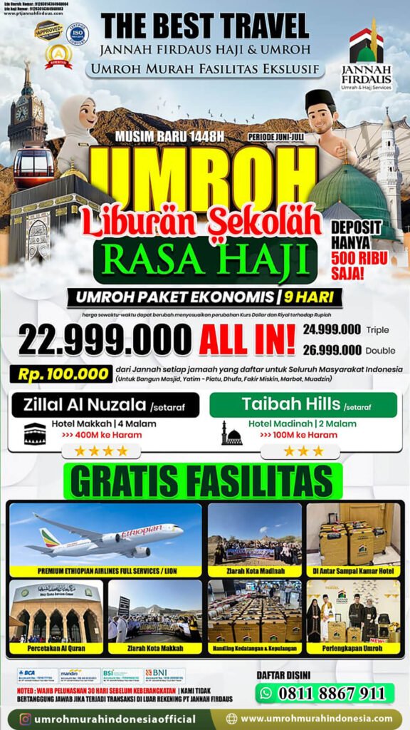 paket umroh murah indonesia ekonomis 2026