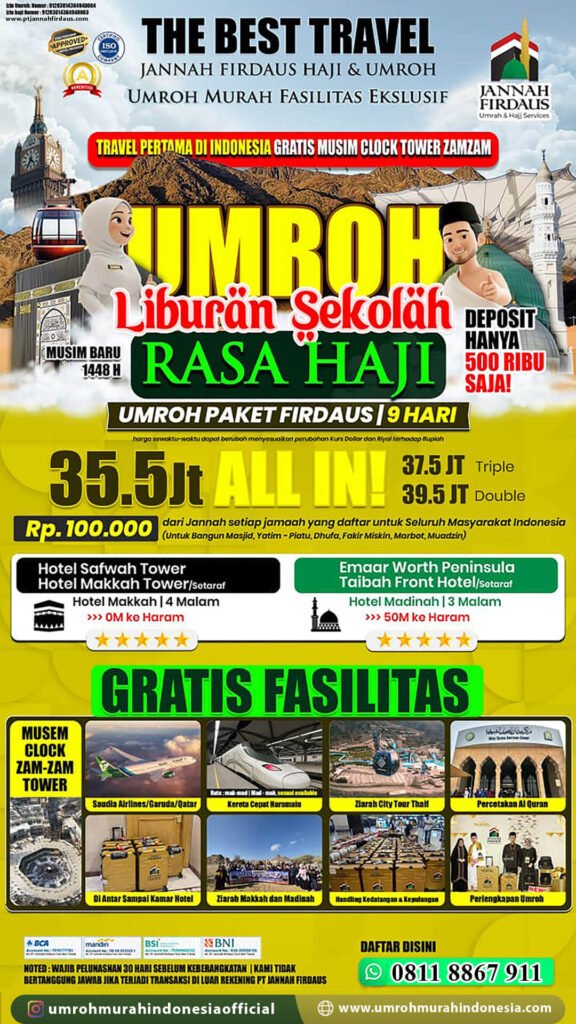 paket umroh murah indonesia firdaus 2026