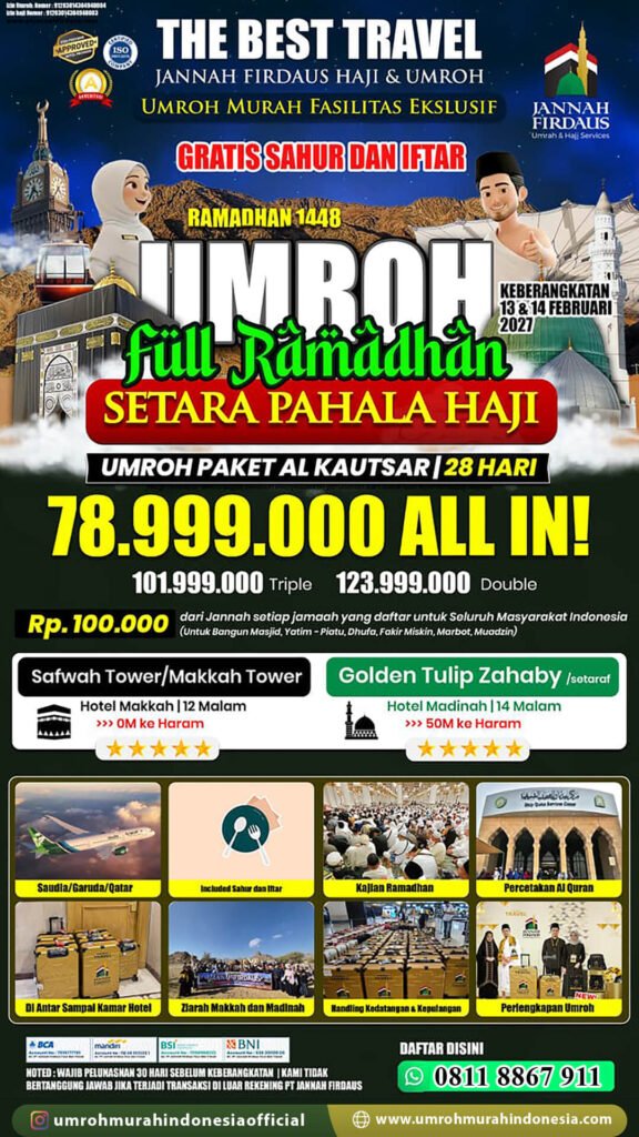paket umroh murah indonesia full ramadhan 2027 alkautsar