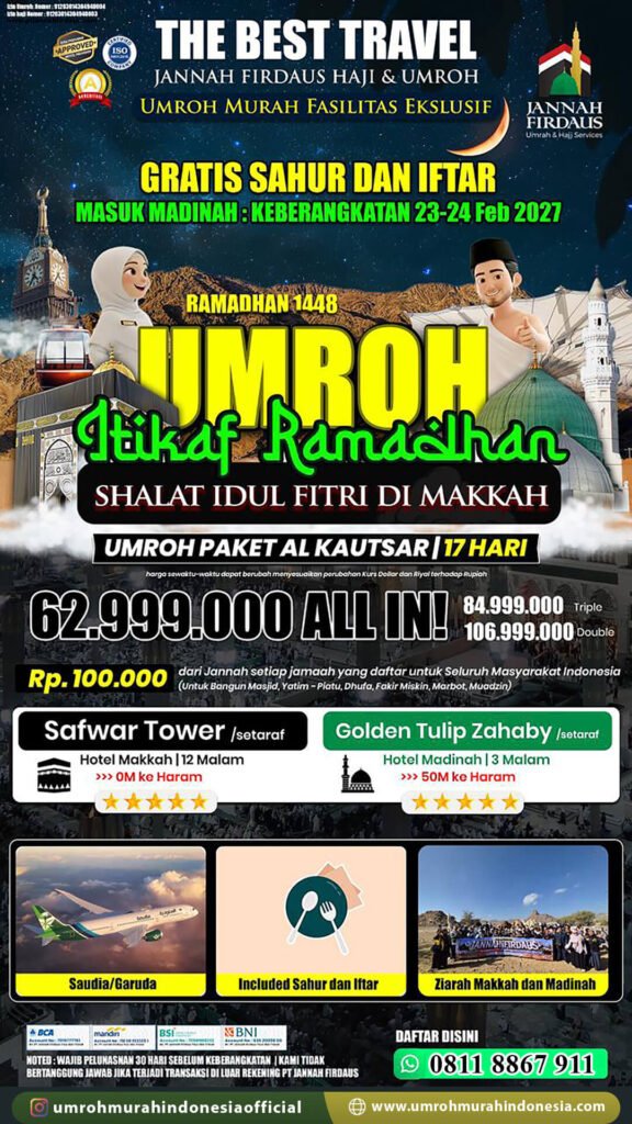 paket umroh murah indonesia itikaf ramadhan 2027 alkautsar