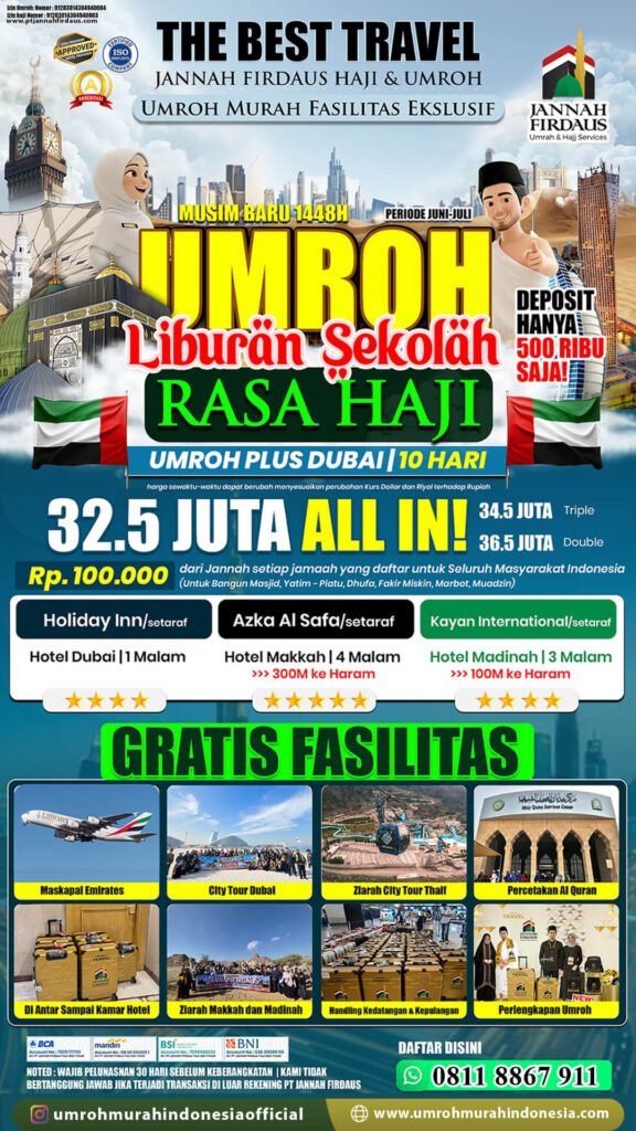 paket umroh murah indonesia plus dubai 2026
