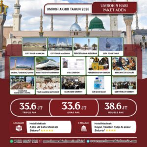 umroh murah indonesia paket akhir tahun 2026 aden