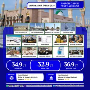 umroh murah indonesia paket akhir tahun 2026 alhusna