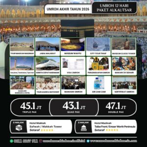 umroh murah indonesia paket akhir tahun 2026 alkautsar