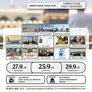 umroh murah indonesia paket akhir tahun 2026 ekonomis