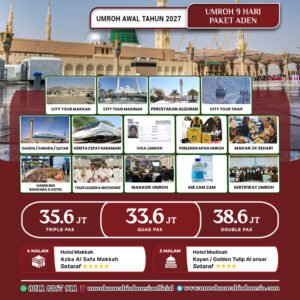 umroh murah indonesia paket awal tahun 2027 aden