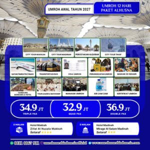 umroh murah indonesia paket awal tahun 2027 alhusna