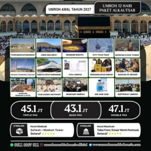 umroh murah indonesia paket awal tahun 2027 alkautsar