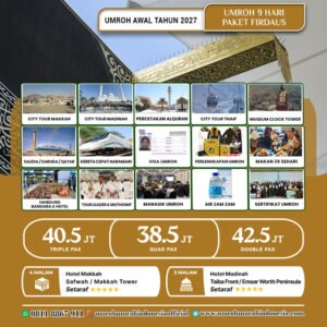 umroh murah indonesia paket awal tahun 2027 firdaus