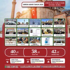 umroh murah indonesia paket plus turki akhir tahun 2026